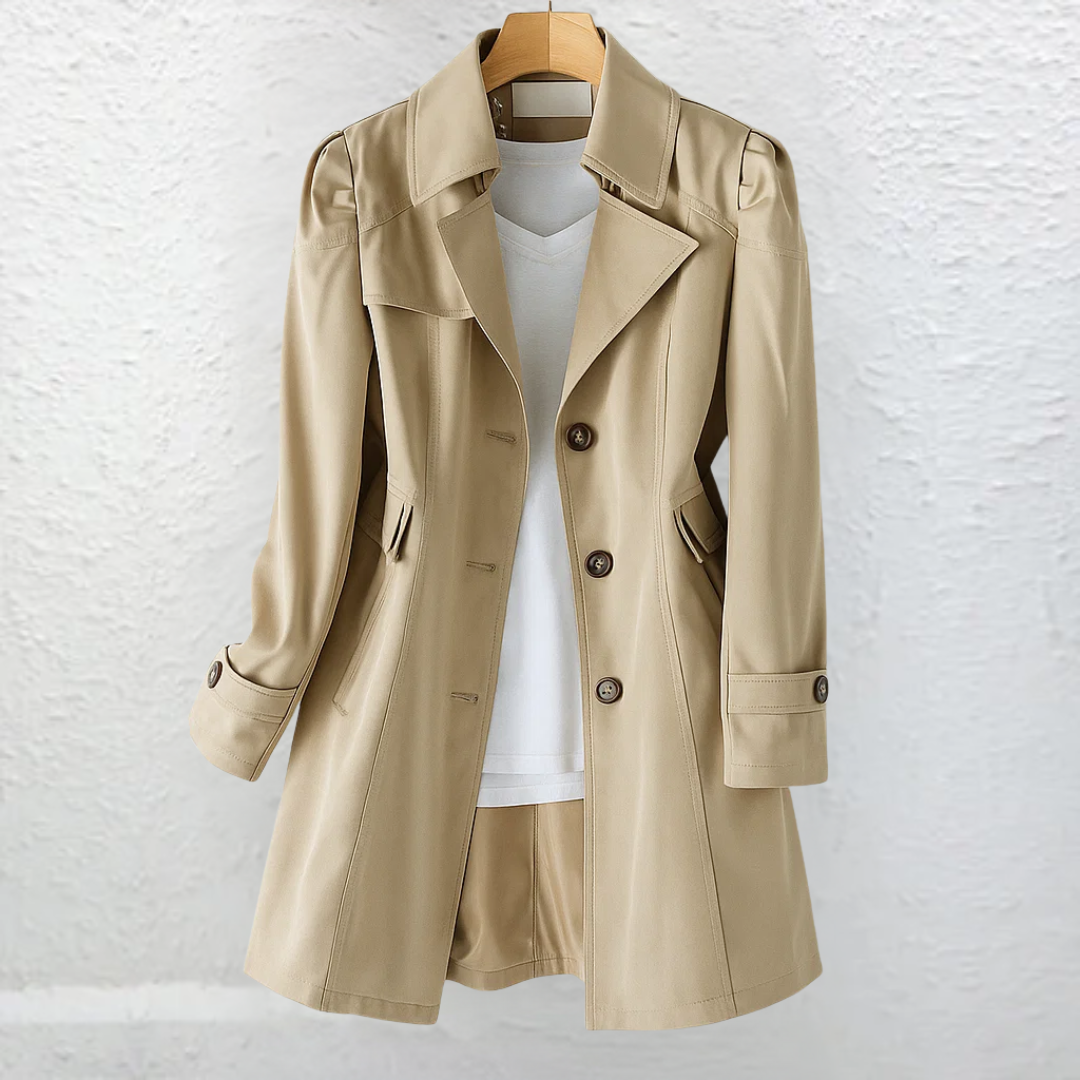 Juliette™ | Classic Button Trench Coat