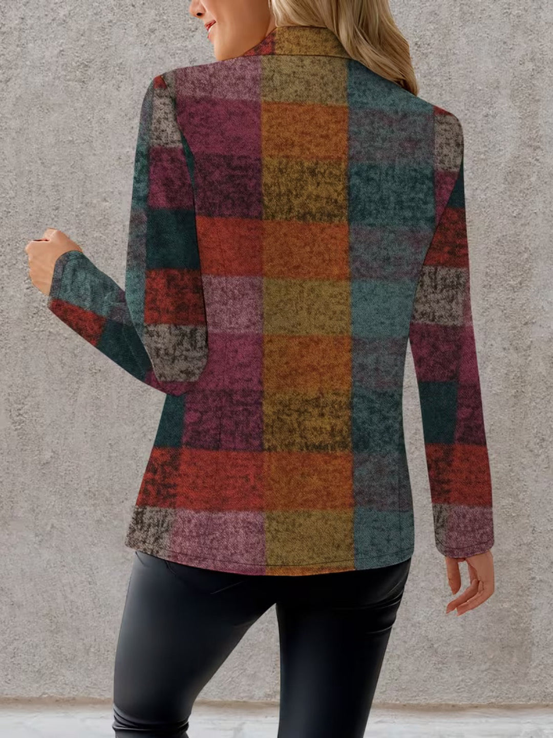 Amandine™ | Autumn Plaid Blazer
