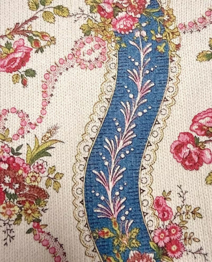 EULALIA | CLIMBING ROSE ZIP-UP CARDIGAN